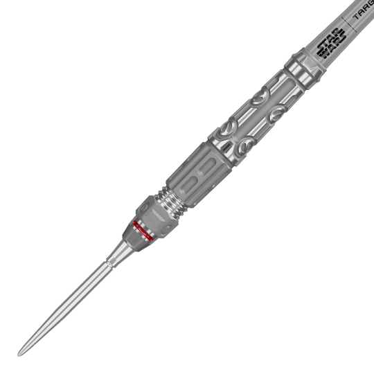 Abgebildet ist das Produkt Target Star Wars AT-AT Swiss Point Steeldarts. Das Bild zeigt die Details dieses speziellen Dartpfeils.