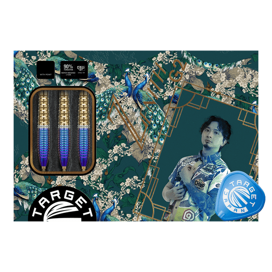 Ocelové šipky Target Japan Prime Series Zenith GEN2 Swiss Point - 23g Gezeigt wird das Produkt Target Japan Prime Series Zenith GEN2 Swiss Point Steeldarts - 23g. Es handelt sich um hochwertige Steeldarts für das Dartspiel.