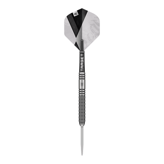 Abgebildet sind die Target Beau Greaves GEN1 Swiss Point Steeldarts. Die Darts liegen nebeneinander und zeigen das Design des Modells.
