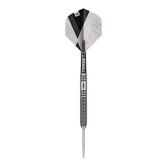 Dardos de acero Target Beau Greaves GEN1 Swiss Point Abgebildet sind die Target Beau Greaves GEN1 Swiss Point Steeldarts. Die Darts liegen nebeneinander und zeigen das Design des Modells.