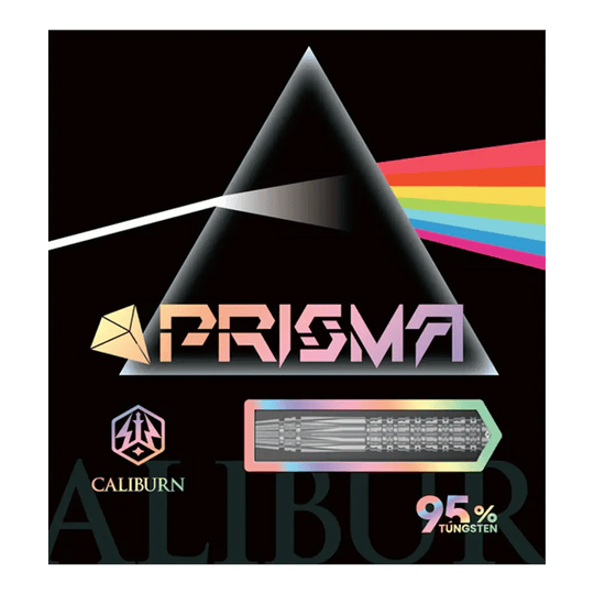 Dardos de acero Caliburn Prisma P2 - 20,5 g Abgebildet sind die Caliburn Prisma P2 Steeldarts mit 20,5g Gewicht. Die Darts sind für den Steeldart-Sport konzipiert.