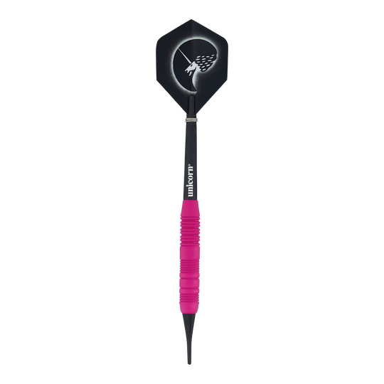 Softdarts rosa gommati Unicorn Core Plus - 19 g