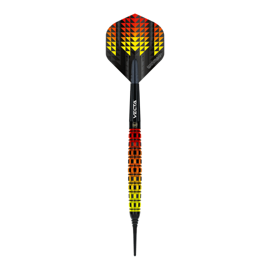 Winmau Firestorm Flame Taps toelopende zachte darts - 20 g