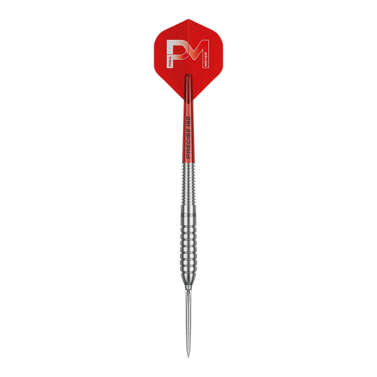 Dardos de acero Precise 180 Paul Meyer versión 1 Abbildung der Precise 180 Paul Meyer Version 1 Steeldarts. Diese Darts sind für präzises Werfen konzipiert.