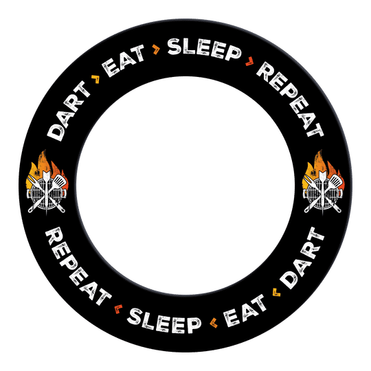 McDart Dartboard Surround - Dart Eat Sleep Répétition