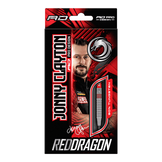 Red Dragon Jonny Clayton Original 2 fléchettes en acier Zu sehen sind die Red Dragon Jonny Clayton Original 2 Steeldarts. Diese Darts wurden speziell für Jonny Clayton entworfen.