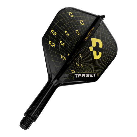 Target K-Flex Bolide No6 Flights Ein Dartflight aus der K-Flex Bolide No6 Reihe in 19 mm ist abgebildet. Der Flight hat ein modernes Design.