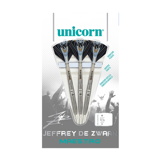 Freccette in acciaio Unicorn Maestro Jeffrey De Zwaan