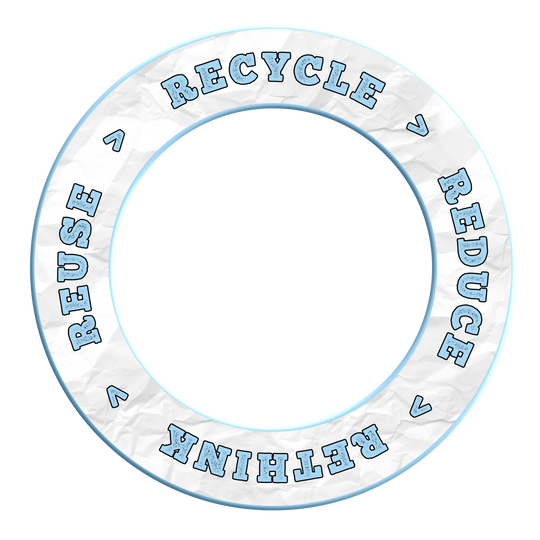 McDart Recycle Reduce Rethink Reuse Dartboard Surround Abgebildet ist das ‚MSF-C9 McDart Recycle Reuse Reduce Rethink Surround Himmelblau‘ Produkt. Die Dart-Surround präsentiert sich in einem hellblauen Design.
