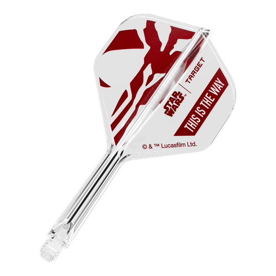 Target Star Wars K-Flex-Set Mandalorian No2 Standard Flights Abgebildet ist das Produkt mit dem Dateinamen 410621_Target_StarWars_K-Flex_ThisIsTheWay_No2_Standard_Flights_26mm_1b. Das Produkt steht im Zusammenhang mit Star Wars und der Phrase 'This is the Way'.