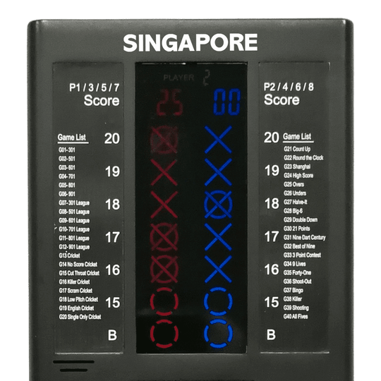 Compteur de fléchettes XQMax Singapour