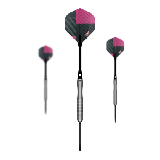 Bulls NL Volt Pink Convertible Point Steeldarts Bulls NL Volt Pink Convertible Point Steeldarts