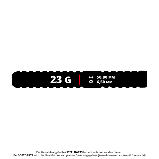 Unicorn Wraith Callan Rydz Steel Darts - 23g Gezeigt wird das Produkt Unicorn Wraith Callan Rydz Steeldarts - 23g. Die Steeldarts zeichnen sich durch ihr modernes Design aus.