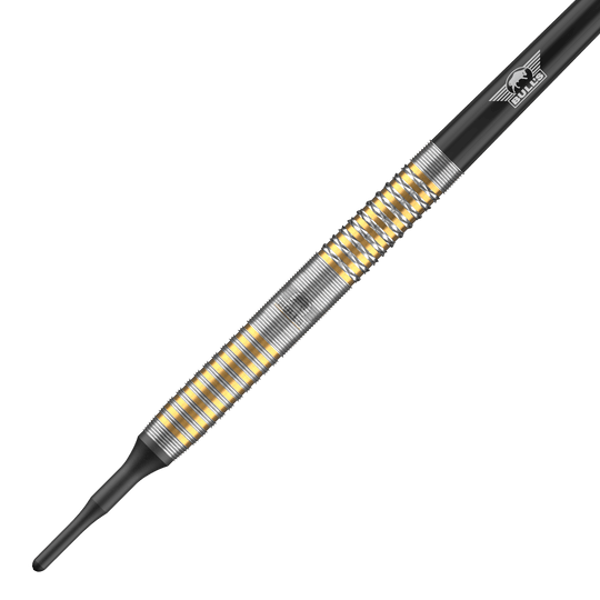 Dardos blandos Bulls NL Vintage Ghost - 20 g Auf dem Bild sind die Bulls NL Vintago Ghost Softdarts - 20g zu sehen. Diese Darts zeichnen sich durch ihr elegantes Design aus.