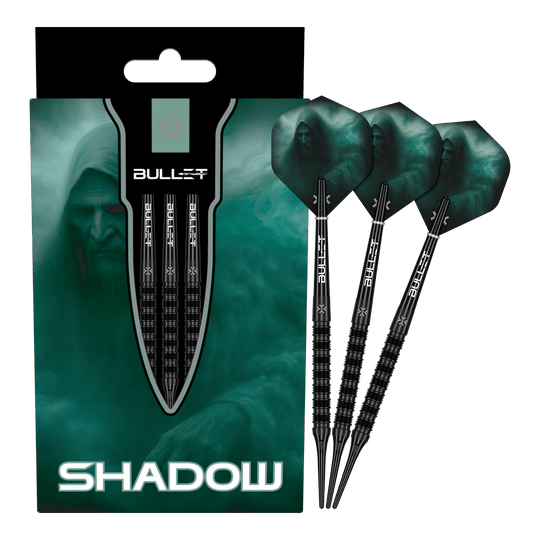 Měkké šipky Bullet Shadow - 20g Das Foto zeigt die Bullet Shadow Softdarts - 20g in Gesamtansicht. Diese Darts eignen sich bestens zum präzisen Werfen.
