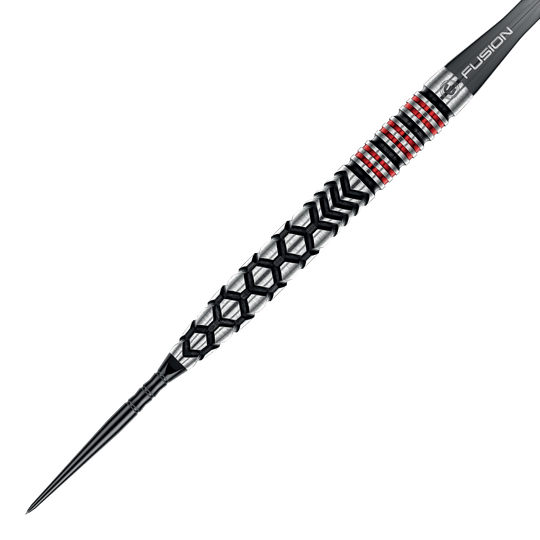 Šipky Winmau Fornax Tapered Switch Point ocelové Winmau Fornax Tapered Switch Point Steeldarts werden auf dem Bild gezeigt. Die Darts sind speziell geformt und für präzises Spiel entwickelt.