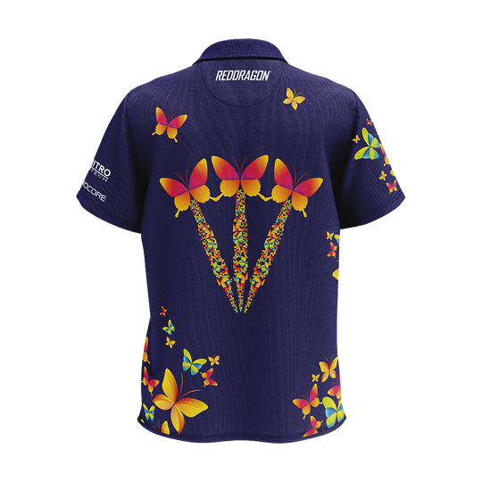 Red Dragon Butterfly Tour Poloshirt