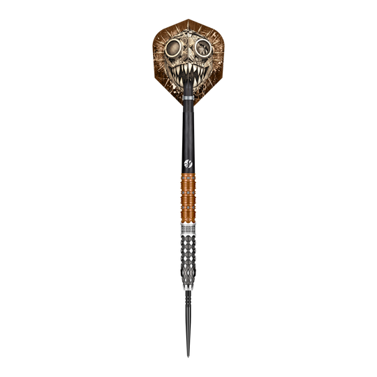 Fléchettes en acier Shot Gnarly Gnasha Turbo Point - 23 g Hier sieht man den Shot Gnarly Gnasha Turbo Point Steeldart mit 23g aus einer anderen Perspektive. Das Produkt überzeugt durch seine hochwertige Verarbeitung.