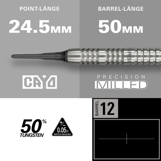 Targetová skupina O 12 Softdarts Zu sehen sind die Target Group O 12 Softdarts. Die Nahaufnahme zeigt Material und Struktur.