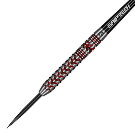 Freccette curve in acciaio GOAT Hier sieht man die GOAT Curveball Steeldarts. Das Produkt ist aus nächster Nähe fotografiert.