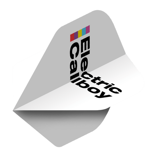 Auf dem Bild ist das Electric Callboy Tanzneid Flight Pack - 10 Sets zu sehen. Das Produkt ist in Weiß gehalten.