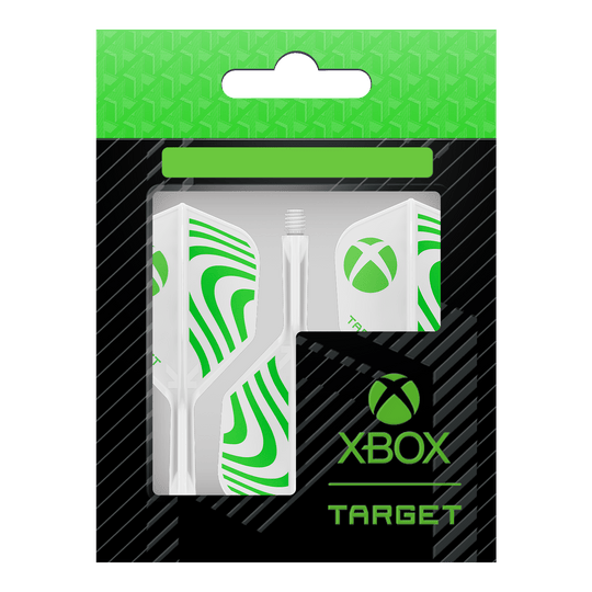 Target Xbox K-Flex No6 Flights - White Das Bild zeigt die Target Xbox K-Flex No6 Flights - Weiß. Die Flights sind weiß und eignen sich für verschiedene Dartpfeile.