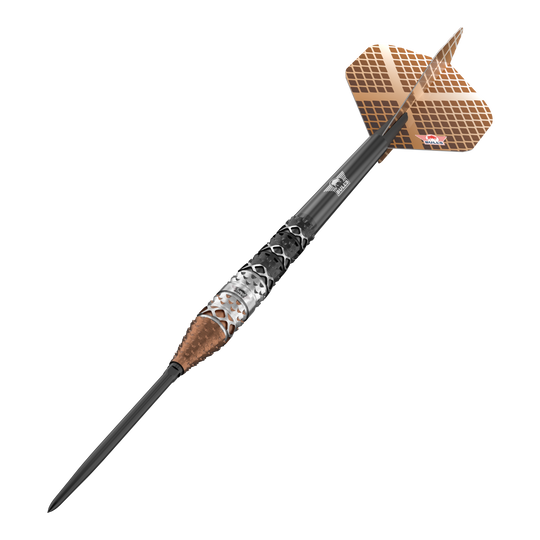 Bulls NL Max Hopp 95% Puntos Convertibles Steeldarts Abgebildet sind die Bulls NL Max Hopp 95% Convertible Points Steeldarts mit innovativem Spitzenwechsel-System. Das Produkt besticht durch Präzision und modernes Design.
