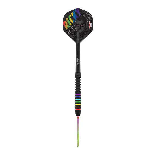 Šipky Bulls NL Ricky Evans Rapid 95 Convertible Point Steel Darts Das Bild zeigt Bulls NL Ricky Evans Rapid 95 Convertible Point Steeldarts. Die Darts sind für das Steeldartspiel konzipiert.