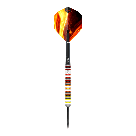 Red Dragon Furnace Steeldarts Das Bild zeigt einen Red Dragon Furnace Steeldart. Der Pfeil ist für das klassische Steeldartspiel hergestellt.