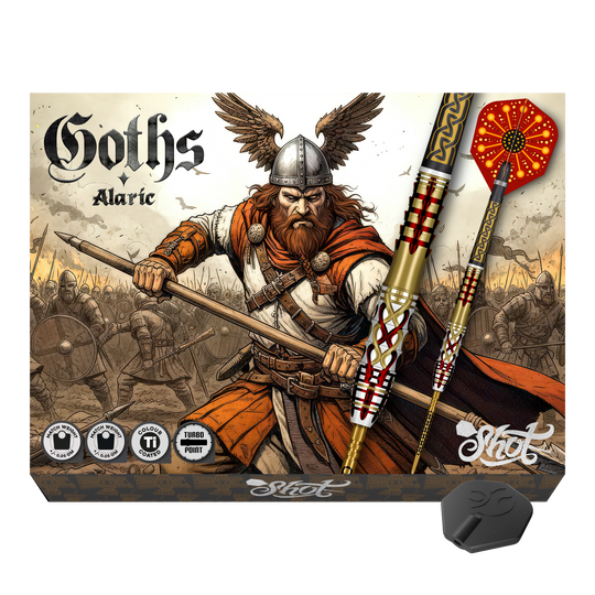 Fléchettes en acier Shot Goths Alaric Turbo Point - 23 g