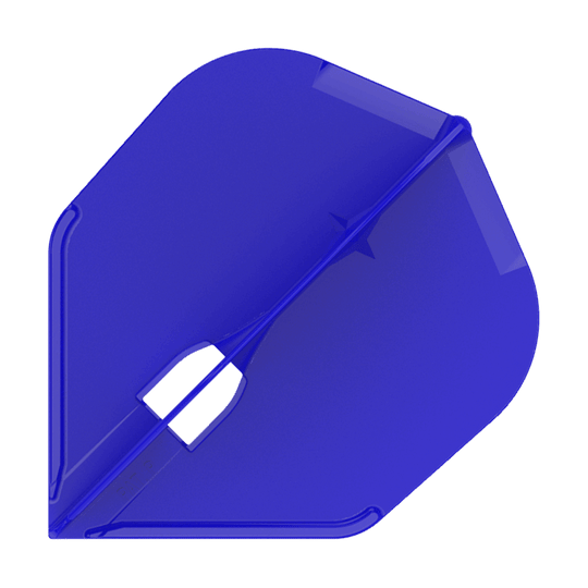 L-Style Champagne L3PRO Shape Flights Dies ist ein blauer Dartflight in Standardform. Er besteht aus Kunststoff und hat eine glatte Oberfläche.