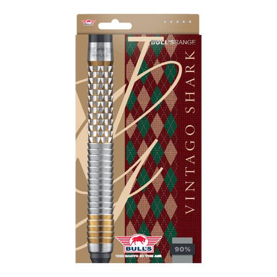 Bulls NL Vintago Shark Softdarts - 18g Hier sieht man die Bulls NL Vintago Shark Softdarts - 18g. Sie sind ideal für Softdartspieler geeignet.