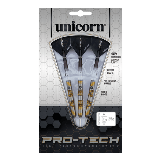 Unicorn Pro-Tech Style 6 fléchettes en acier - 23g