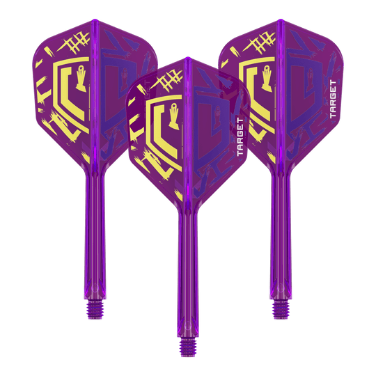 Target K-Flex Luke Littler Mistrz Świata 2025 No6 Flights Abgebildet sind die Target K-Flex Luke Littler World Champion 2025 No6 Flights in 33 mm Länge. Es ist ein Set an Dart-Flights für Dartsport.