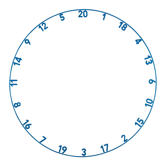 Bague numérotée monobloc découpée au laser avec précision à 180° Das Bild zeigt ONE1090_Precise180_OnePiece_Lasercut_Zahlenring_ArcticBlue_1. Die Abbildung dient zur Veranschaulichung dieses Produkts oder Dateinamens.