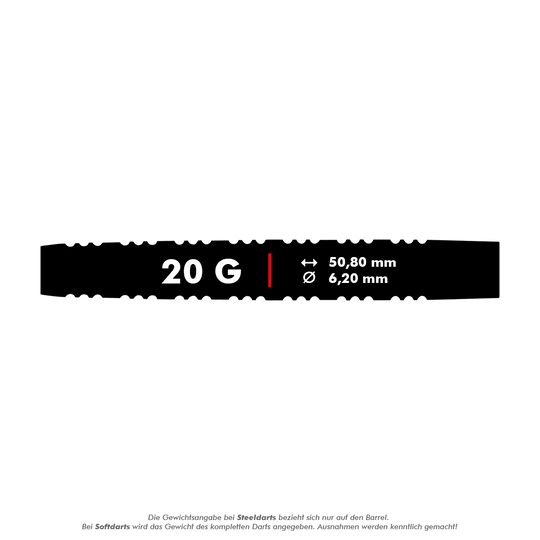 Red Dragon Nirvana Softdarts - 20g