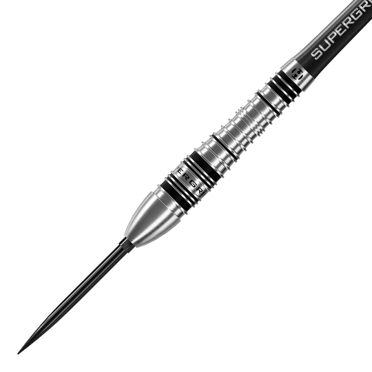 Dardos de acero Harrows Supergrip Bomb Quick Point Abgebildet sind die Harrows Supergrip Bomb Quick Point Steeldarts. Es handelt sich um Steeldarts mit spezieller Supergrip-Technologie.