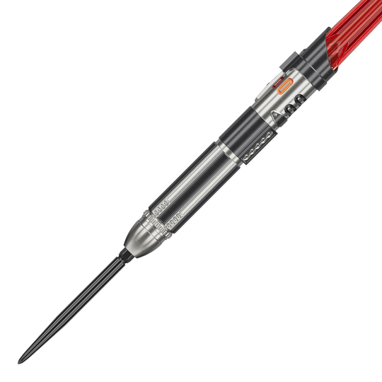 Fléchettes Target Star Wars Dark Vador Seigneur Sith Sabre Laser Édition Limitée Première Édition - 24 g Gezeigt werden die Target Star Wars Darth Vader Light Saber Limited Edition Steeldarts - 24g. Die Dartpfeile sind eine limitierte Sonderedition mit Star Wars Thema.