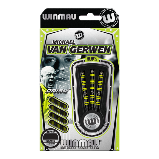 Dardos blandos Winmau Michael Van Gerwen 85 Pro-Series - 20 g
