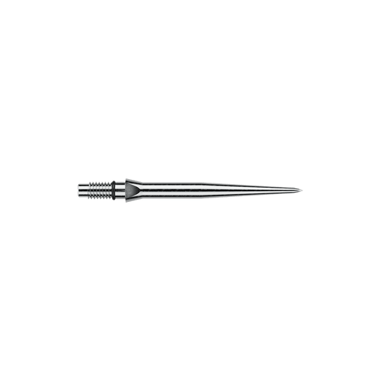 Końcówki do lotek Winmau Switch Point Smooth steel - efekt srebrny Zu sehen sind Winmau Switch Point Smooth Silver Effect Steeldartspitzen mit 26 mm Länge. Die Spitzen sind silberfarben und glänzend ausgeführt.
