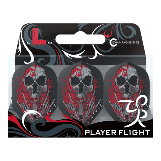 Ailettes Ryan Searle V3 L1PRO en L, noires et transparentes