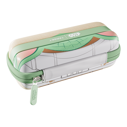 Pouzdro na šipky Target Star Wars Boa - Grogu Das Target Star Wars Boa Dartcase - Grogu bietet Stauraum für Dartpfeile und Zubehör mit Grogu aus Star Wars als Motiv. Es ist besonders für Star Wars Fans geeignet.