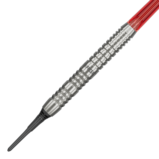 Targetová skupina O 12 Softdarts Abgebildet ist das Target Group O 12 Softdarts Set. Die Darts werden aus einer anderen Ansicht gezeigt.