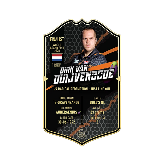 Tarjeta Ultimate Darts - Dirk Van Duijvenbode