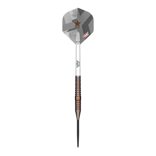 Bulls NL Max Hopp E5 Steeldarts Abgebildet ist der Bulls NL Max Hopp E5 Steeldarts. Der Dartpfeil hat ein modernes Design und eignet sich für Steeldart-Spieler.