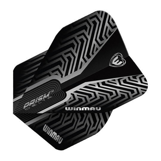 Winmau Prism Delta Silver No2 Standard Flights Dies ist ein Satz Winmau Prism Delta Silver No2 Standard Flights. Die Abbildung zeigt die Produktdetails dieser Darts-Flights.