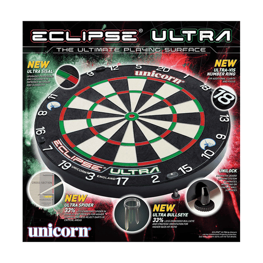 Unicorn Eclipse Ultra stalen dartbord