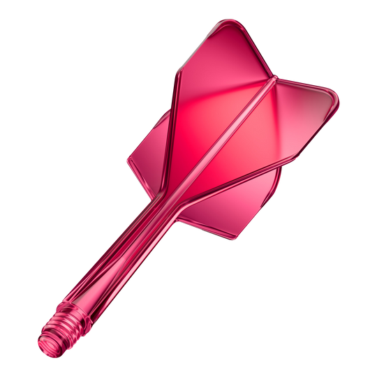 Sistema di alberi di volo GOAT A1R No6 - Rosa neon Das Produkt GOAT A1R No6 Flight-Shaft-System in Neon Pink ist abgebildet. Das Dartzubehör besticht durch seine auffällige pinke Farbe.