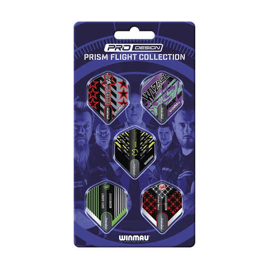 Winmau Players Pro Design Prism Flights Collection