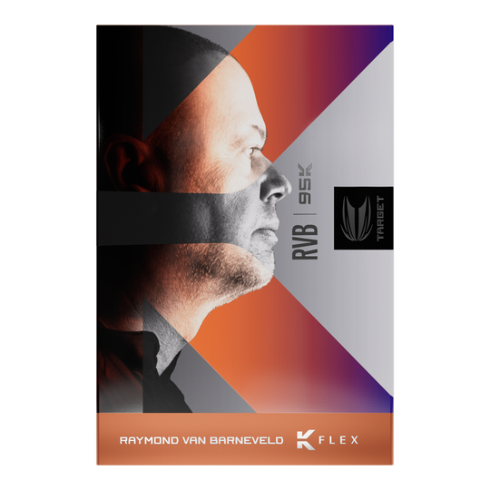 Terč Raymond Van Barneveld 95K měkké šipky - 20g Das Bild zeigt die Target Raymond Van Barneveld 95K Softdarts, 20g. Die Darts werden aus einer anderen Ansicht dargestellt.